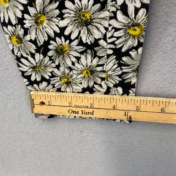 7 For All Mankind Jeans Women's 27 (4) Black White Daisy Skinny Ankle Preppy - Picture 15 of 15